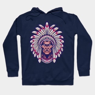 Red American Indian Love Hoodie